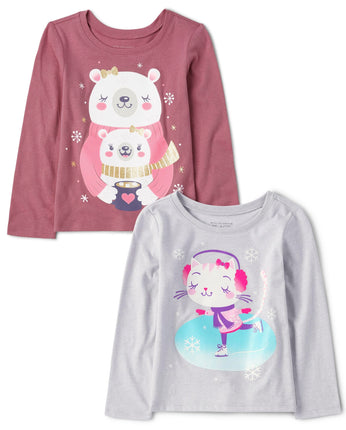 The Children's Place,and Toddler Girls Long Sleeve