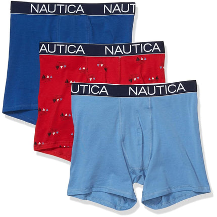 Nautica Men's 3-Pack Classic Cotton Stretch Boxer 