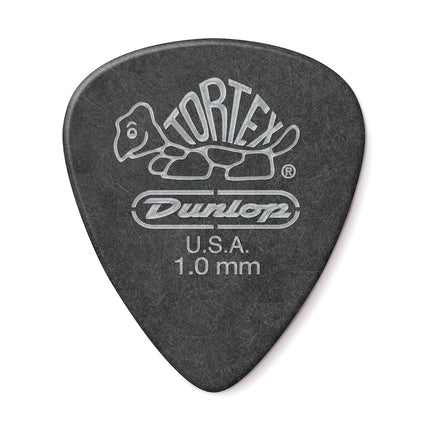 Dunlop 488R1.0 Tortex® Pitch Black, 1.0mm, 72/Bag