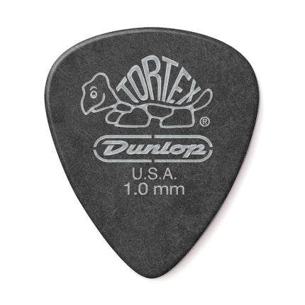 Dunlop 488R1.0 Tortex® Pitch Black, 1.0mm, 72/Bag