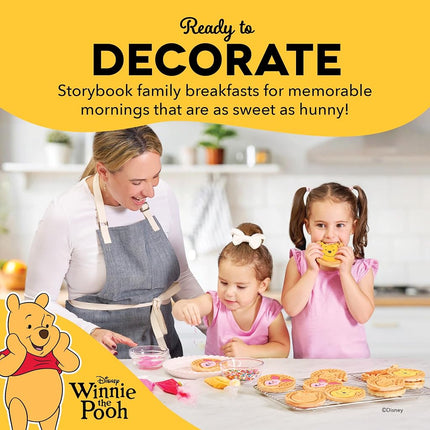 Disney | DASH Removable Ceramic Waffle Plates 2-Pack for the MultiMaker® Mini Maker System (Winnie & Piglet)