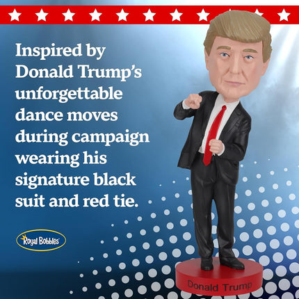 Royal Bobbles Donald Trump Dance Collectible Bobblehead Statue