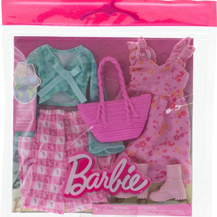 Barbie Fashion Pack HRH43 Doll Clothes Outfit Pack of 2 Barbie