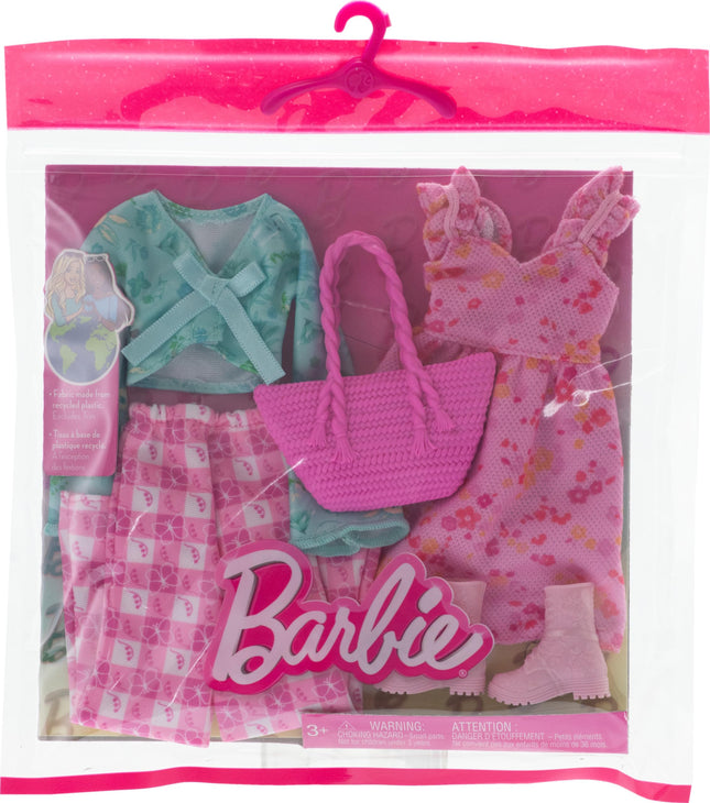 Barbie Fashion Pack HRH43 Doll Clothes Outfit Pack of 2 Barbie