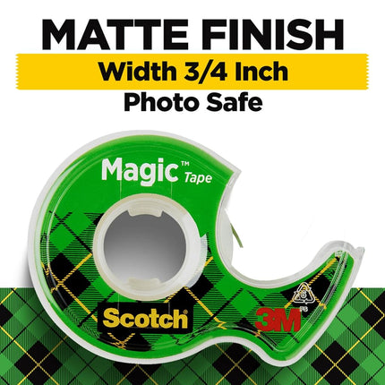 Scotch 3105 3/4" x 300" Scotch Magic Tape 3 Pack
