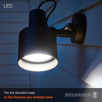 Sylvania Night Chaser LED PAR38 Light Bulb, 250W = 23W, 22 Year, Dimmable, Super Bright 2650 Lumens, Wet Rated, 5000K, Daylight - 2 Pack (41358)