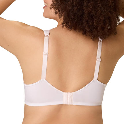 Playtex Women's Balconette Underwire, Plus-Size Bras Available, Full Coverage, Moisture-Wicking, 4802 T-Shirt, Heirloom White, 36C