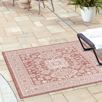 Unique Loom Outdoor Aztec Collection Area Rug - Ch