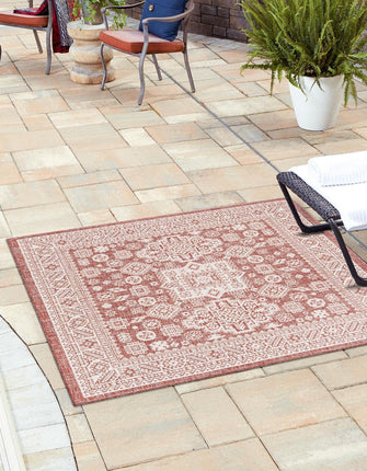 Unique Loom Outdoor Aztec Collection Area Rug - Ch