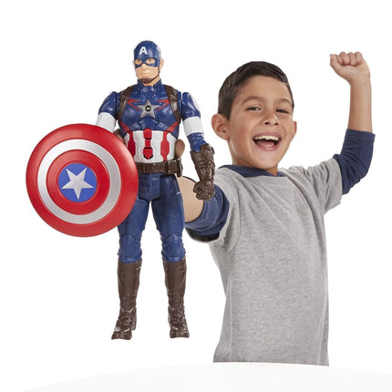 Marvel Hasbro Avengers Age of Ultron Titan Hero Tech Captain America 12 Inch Figure