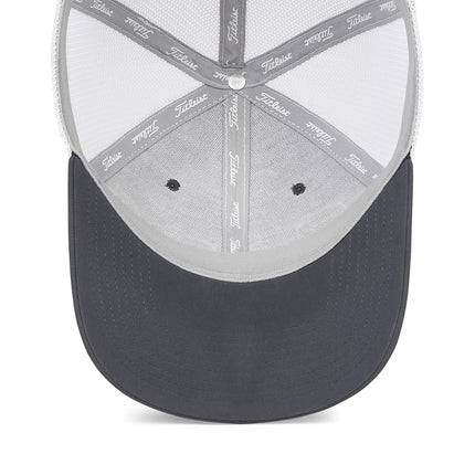 Gorra de golf Titleist Tour Performance Mesh para hombre, carbón/blanco