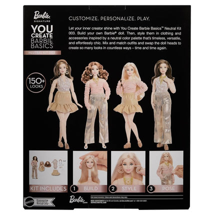 Barbie Basics You Create Neutral Kit 003 Doll and Fashions