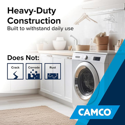 Camco Low Profile Washing Machine Drain Pan w/PVC Fitting - Made in USA