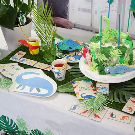 Talking Tables Dinosaur Paper Plates Ideal for girls or boys birthday party, baby shower Sturdy Pack of 8