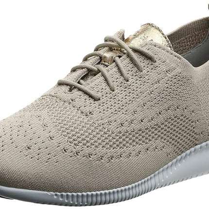 Beige Beige Rye Knit Optc White W11154 2.zerogrand Stitchlite Oxford Oxfords, Beige, 5.5 UK