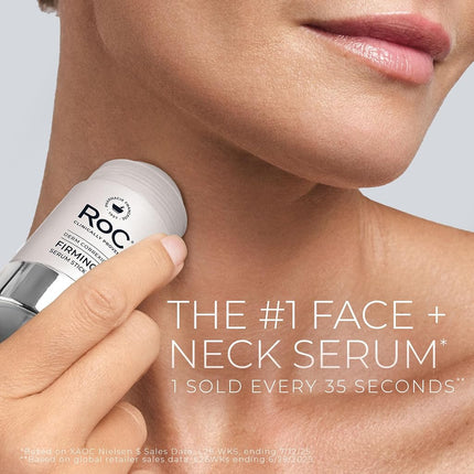 RoC Derm Correxion Advanced Retinol Firming Serum Stick with Antioxidants to Visibly Tighten and Firm Wrinkles and Laugh Lines, 1.0 oz with Retinol Eye Cream Packette