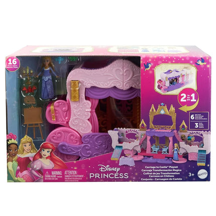 Mattel Disney Princess Carriage to Castle Transforming Playset