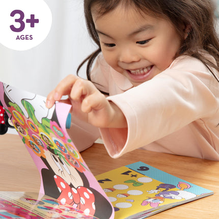 Melissa & Doug Wow! Sticker 24 Pages Activity Pad & Sticker Pad, 300 Stickers, Arts & Crafts, Toy Fidget, Collectible Character - Disney Minnie Mouse - for Kids to