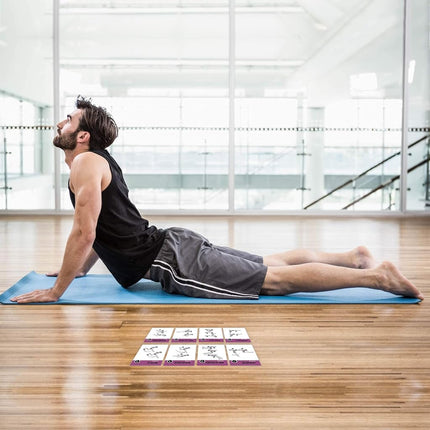 62 Pilates Cards for Men/Women: Home, Gym or Studio - 50 Exercises, 12 Stretches, 6 Training Exercises for Beginner to Advanced - Waterproof