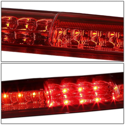 DNA MOTORING 3BL-GMC99-LED-RD Red Lens LED High Mount 3rd Third Brake Light [Compatible with 1999-2007 Silverado 1500-3500& Classic / 1999-2007 Sierra 1500-3500 & Classic]