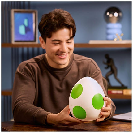 Hatchin’ Yoshi from The Super Mario Galaxy Movie, Interactive Yoshi Egg Action Figure with Sounds, Ages 4 and Up, Batteries Included