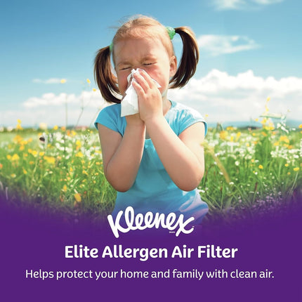 Kleenex Elite Allergen Air Filter 20x30x1 Inches - 13 MERV RATING (2-Pack)