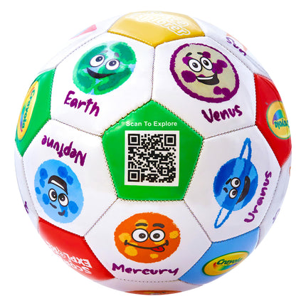 Crayola Official Soccer Ball - Unisex Kids - CRAY82BL Galaxy Size 5