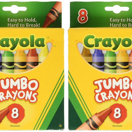 Crayons Jumbo 8ct Peggable Tuck Box [Set of 2]
