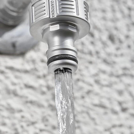 Gardena Premium Tap Connector, 26.5 mm (G 3/4 inch): Adapter for taps, Frost-Resistant, Packaged (18241-20)