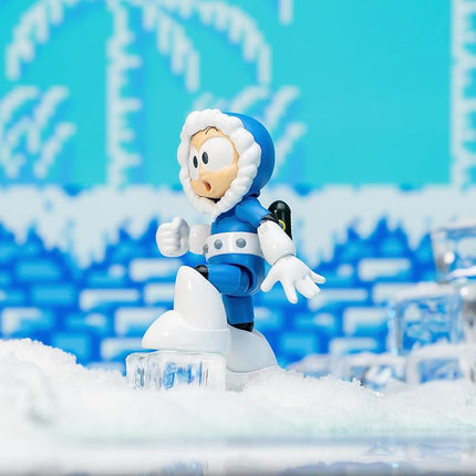 Jada Mega Man 6" Ice Man Action Figure, Toys for Kids and Adults, Blue