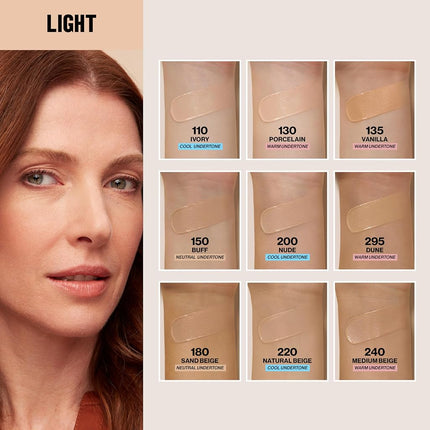 Revlon Liquid Foundation, ColorStay Face Makeup for Normal and Dry Skin, Longwear Full Coverage with Matte Finish, Oil Free, 150 Buff, 1.0 Oz/ 30ml