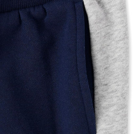The Children's Place Boys' Active Fleece Jogger Pants, Tidal/Grey, X-Small