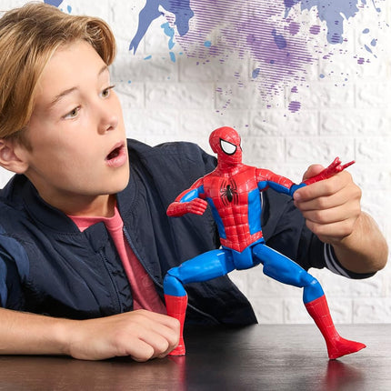 Marvel Spider-Man Titan Series Action Figure, 30-cm (12 inch) Super Hero Toys for Children Ages 4+, Red