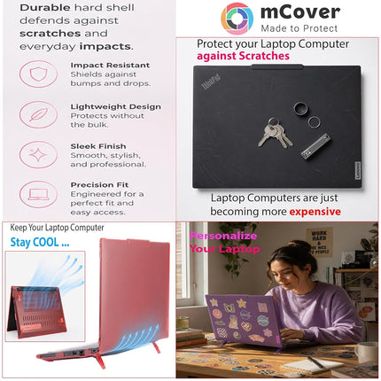 mCover Case ONLY Compatible for 2025-2026 15" Lenovo IdeaPad Slim 3 15AHP10 / 15ARP10 / 15IRH10 / 15IRU10 Series Windows Computers (NOT Fitting Any Other Lenovo Models) (Black)