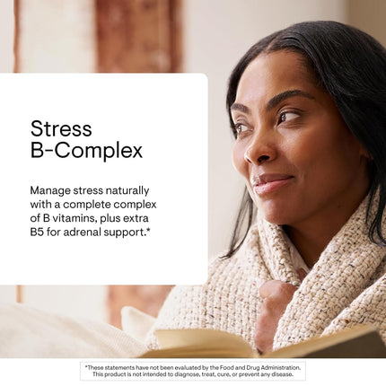 Thorne Research - Stress B-Complex - Vitamins B2, B6, B12 - Stress Management & Immune Function - 60 Capsules