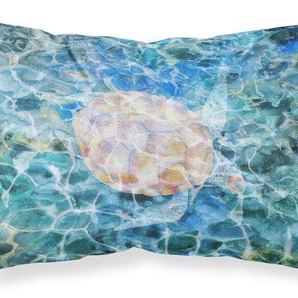 Taie d'oreiller Caroline's Treasures Tortue de mer sous l'eau, polyester, multicolore, standard
