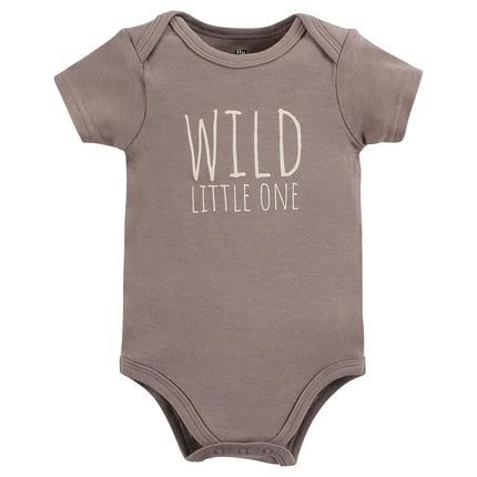 Bodysuits de algodón unisex para bebé Hudson Baby, león de safari, 6-9 meses, león de safari, 6-9 meses