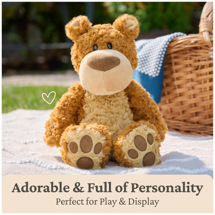 GUND Bexley Oso de peluche, peluche de oso de primera calidad para mayores de 1 año, marrón, 30 cm