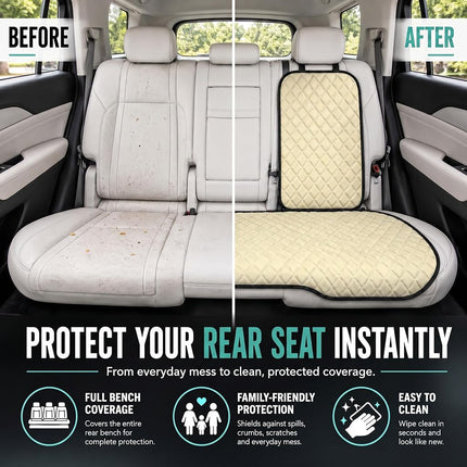 FH Group Universal Neosupreme Seat Protectors - Rear Set for Most Cars, Trucks, SUVs or Vans