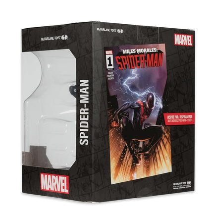 McFarlane Marvel Spider-Man 1:10th Scale Collectible with Scene (Miles Morales: Spider-Man #1) Toys