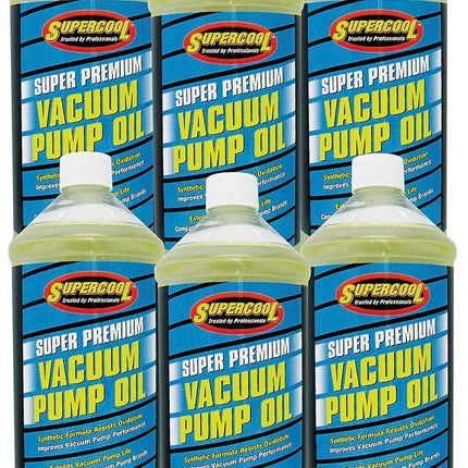 TSI Supercool V32-6CP Aceite sintético para bomba de vacío de 68 de viscosidad, 32 oz, paquete de 6
