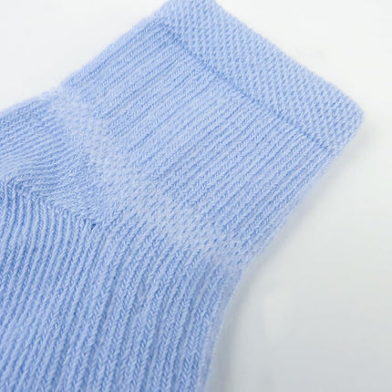HonestBaby Baby Multipack Cozy Socks Sustainably Made for Infant, Newborn Baby, Toddler, Kids Boys', Girls', Unisex, 10-pack Rainbow Blues, 12-24 Months