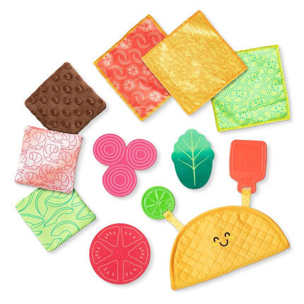Melissa & Doug Multi-Sensory Soft Taco Fill & Spill Infant Toy Sensory Toys For Babies, Baby Taco Toy, Baby Toys For Ages 6 Months And Older