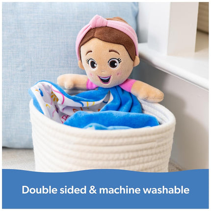 Ms. Rachel Official Huggable Lovey, Double Sided, Machine Washable Security Blankets for Babies Ages 3 Months-1+