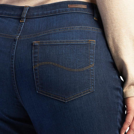 Lee Women's Plus Size Relaxed Fit Straight Leg Jean, Verona, 24W Long