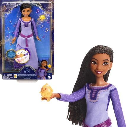 Disney Wish Singing Asha of Rosas Fashion Doll & S