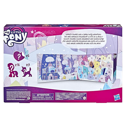 My Little Pony: A New Generation Movie Snow Party Countdown Advent Calendar Toy for Kids - 25 Surprise Pieces, Including 16 Pony Figures (Amazon Exclusive)