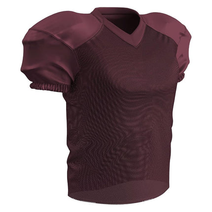 Champro Time Out Polyester Practice Football Jersey Maroon
