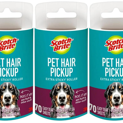 Scotch-Brite Everyday Clean Lint Roller Refill, 3 