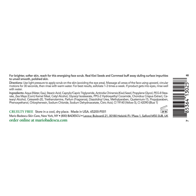 Exfoliante facial de kiwi Mario Badescu - Para todo tipo de piel 118ml